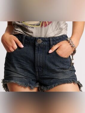 One Teaspoon High Waist Bonita Fox Black 28 NWOT